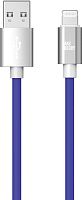 Кабель AKSBERRY (6900327670013) X165 Liquid silicone USB A -Lightning, синий