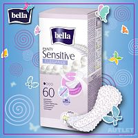 BELLA (БЕЛЛА) Прокладки гигиенические ежедневные Panty Экстратонкие sensitive elegance 50+10 шт*8/BE